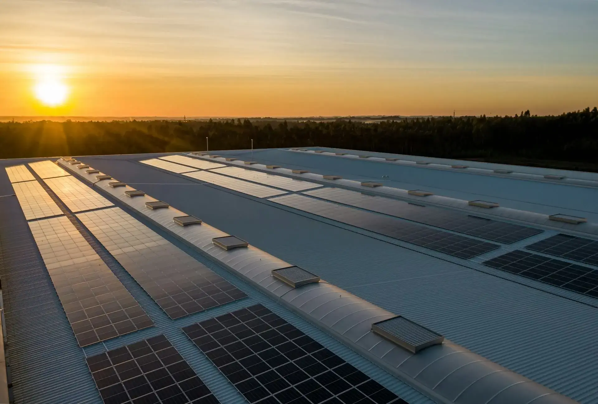 Rooftop solar panels powering sustainable future — Trihita Energy Bali & Australia